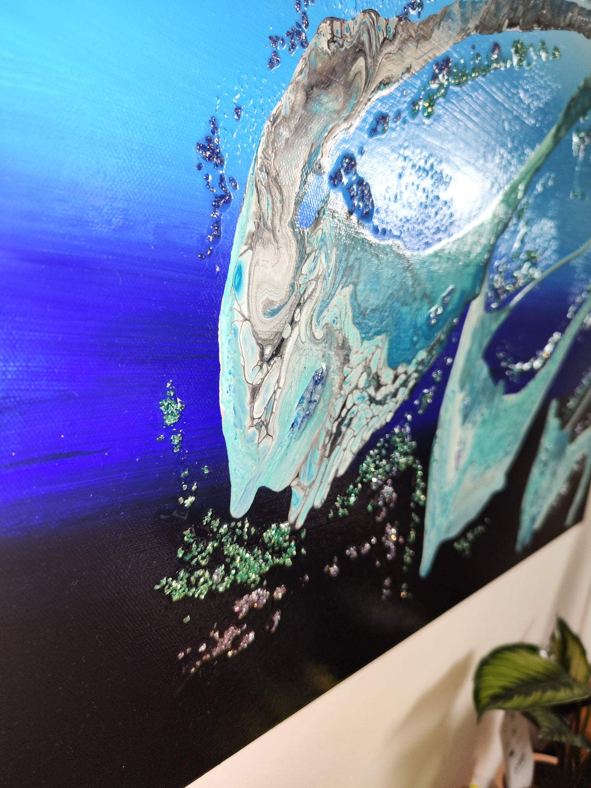 Flowing Serenity – Original Acrylic Water Painting